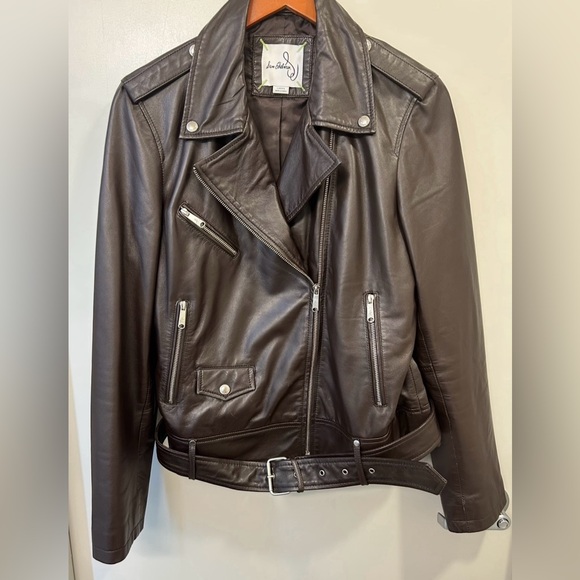 SAM EDELMAN Leather Moto Jacket - Picture 1 of 7